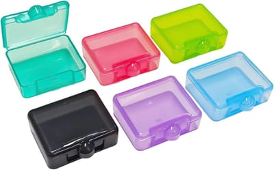 Mini Medicijn Dozen Set van 6, Draagbare Reis Medicijn Box, Plastic en Afgedichte Opbergdozen voor Geneesmiddelen