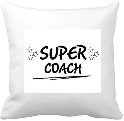 Akyol - super coach Kussen hoes - Coach - een coach - sport - verjaardagscadeau - klein cadeautje - kado - gift - 40 bij 40 cm
