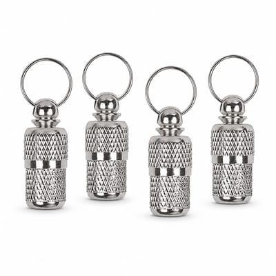 Consumerce® Adreskoker Kat & Hond - Set van 4 - Huisdier Halsband Adres Koker - Naam Adreskokertje - ID