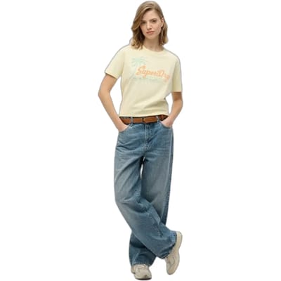 Superdry - Lo-Fi Outdoor Relaxed T-shirt - Dames - T-shirts
