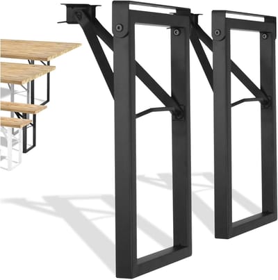 Inklapbare Tuinbank Set van 2 - Stabiel en Multifunctioneel voor Tuin, Terras en Camping