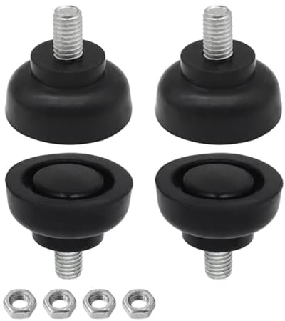 Rubberen Meubelpoten 4 Stuks M8 x 13 mm - Geluidsdemping en Vloerbescherming voor Apparaten