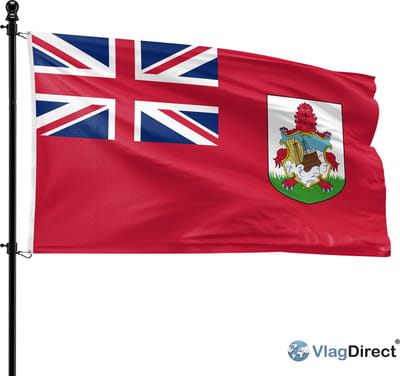 VlagDirect - Bermudaanse vlag - Bermuda vlag - 90 x 150 cm.