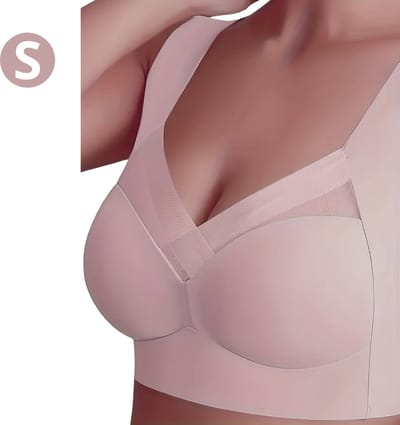 Bovista BH Zonder Beugel - Zonder Bandjes - Push-up Bh's - Comfort Bh - Roze S