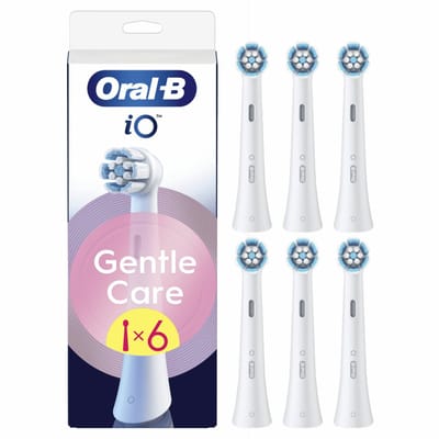 Oral-B - Opzetborstels iO Gentle Care Wit - 6 x 6 stuks - Voordeelverpakking