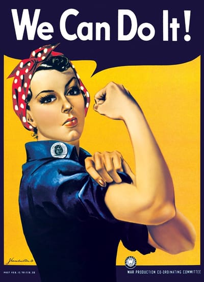 Eurografiek Rosie the Riveter (1000)