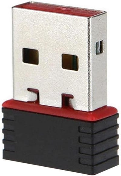 USB WiFi Adapter - Netwerkkaart Dongle - Snelle Internetverbinding - 150 Mbps Snelheid - 100m Bereik - Zwart