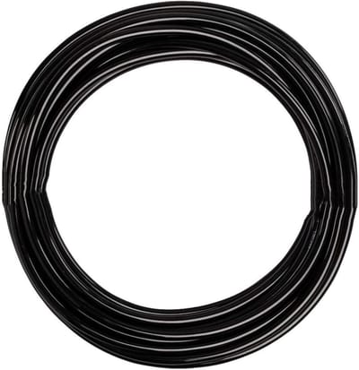 Flexibele Pneumatische Polyurethaan Luchtslang van 12 m, Buitenmaat 10 mm, Binnenmaat 6,5 mm, Zwart, Voor Compressed Air Systemen en Gereedschappen