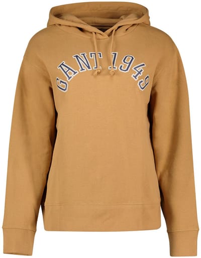 Gant 1949 Arch Hoodie Beige L Vrouw