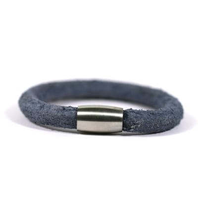 IbizaMen Kids - leer blauw vintage 6mm - 15cm