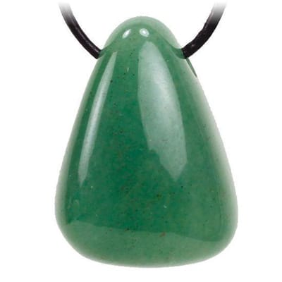 Yogi & Yogini naturals Aventurijn trommelsteen hanger geboord (2.5-3.5 cm)