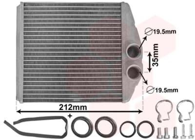 Van Wezel - KACHEL RADIATEUR VOOR OPEL COMBO C 2000-2003 0919140