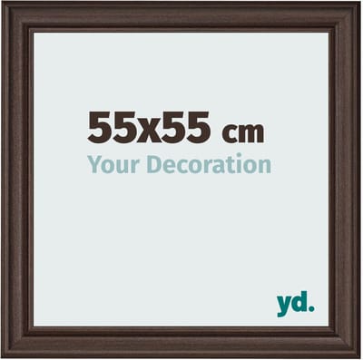 Your Decoration - Fotolijst 55x55 cm - MDF - Eiken Donker - Lazio