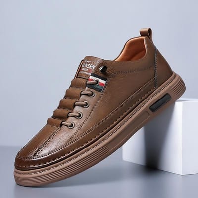 Lente Herenschoenen Mode Heren Casual Schoenen Lichtgewicht Instapper Comfortabele Platte Schoenen Ademend Outdoor Heren Sneakers Hot 39 black