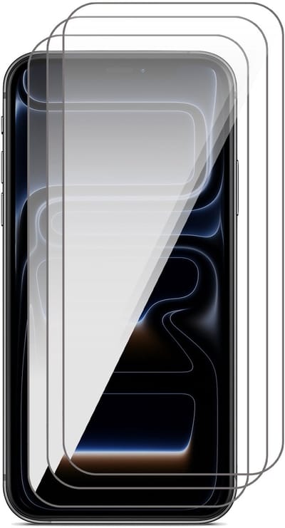 Screenprotector geschikt voor iPhone 17 Pro - 3x Glas Screen Protector