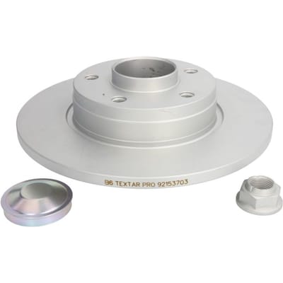 Remschijf TEXTAR 92153703 achter, volledig, 1 Stuk