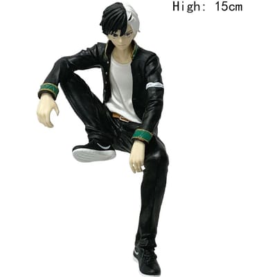 Mooie WIND JACK 15cm Haruka Kajilian Anime Actiefiguur Instant Noedels Geperst Ornament Creatief Verzamelmodel voor Fans black