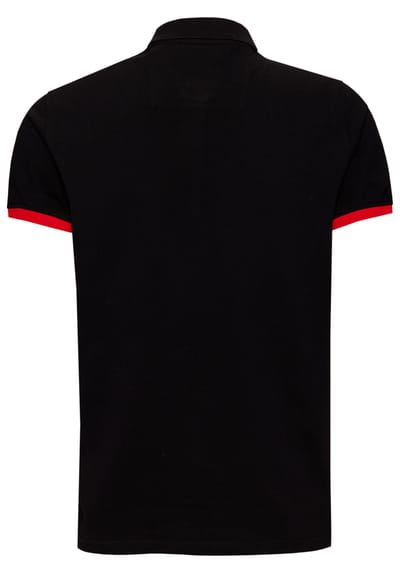 Contrast Polo Piqué Shirt Normale Pasvorm