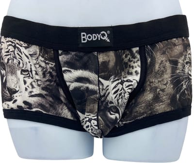 BodyQ Male Lingerie - Sexy Men’s Underwear Boxer – Tiger Look - Maat S