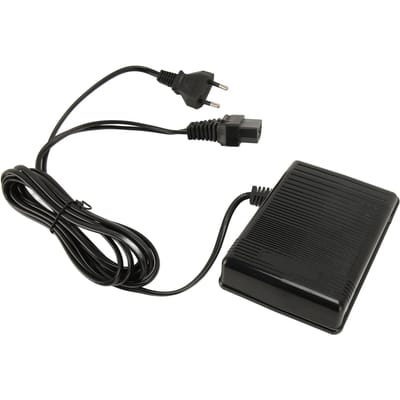 Voetbedieningspedaal Antislip 5,3 inch Lang 3,5 inch Breed Stabiel Plastic Voetsnelheidsregelpedaal voor EU Plug black