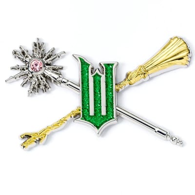 The Carat Shop - Wicked For Good Toverstok en Bezemsteel pin badge