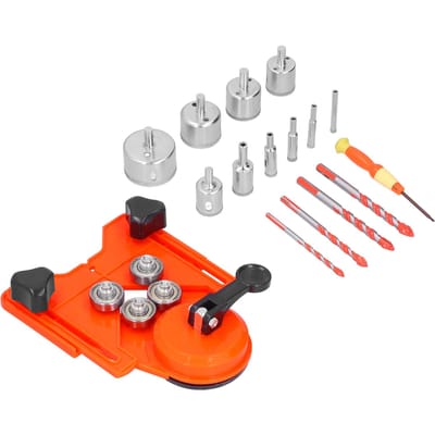 16 Stuks Diamantboor Gatzagen 6?50mm Frees Boorgereedschap Set Kit voor Tegel HoutOranje oranje
