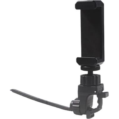 Muziek Instrument Telefoonstandaard Trompet Lier Telefoonhouder Multifunctionele Selfie Opname Roterende Vaste Instrumentenband Clip black