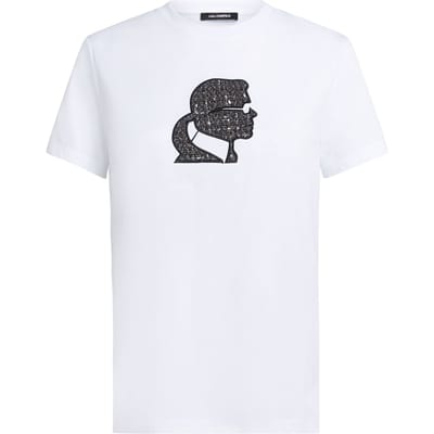 Karl Lagerfeld Boucle Karl T-shirt White Taglia: XS | Maglie Sportivi Outlet | Donna | Bianco