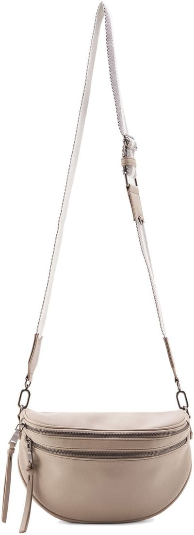 FREDsBRUDER Leren Schoudertas Bestie Beltbag Powder Taupe