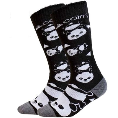Cairn Skisokken Kinderen - 2 paar - Black Panda - Maat 19/22