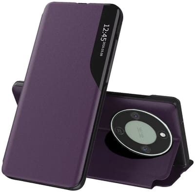 Hoesje geschikt voor HONOR Magic8 Lite - Techsuit eFold Book Case - Paars
