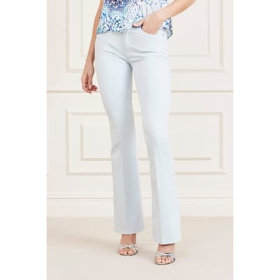 GUESS Marciano By  New Kayla Denim Flared Helium Taglia: W25 | Pantaloni larghi Outlet | Donna | Blu