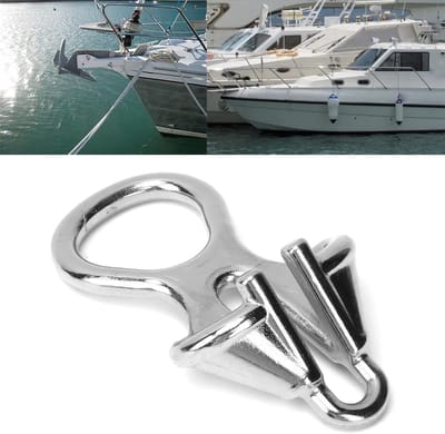 Ankerkettingslot Boot - Kabelvastmaker Ketting - Veilig Verankeren - Roestvrij Staal 316 - 6-8 mm - Zilverkleurig