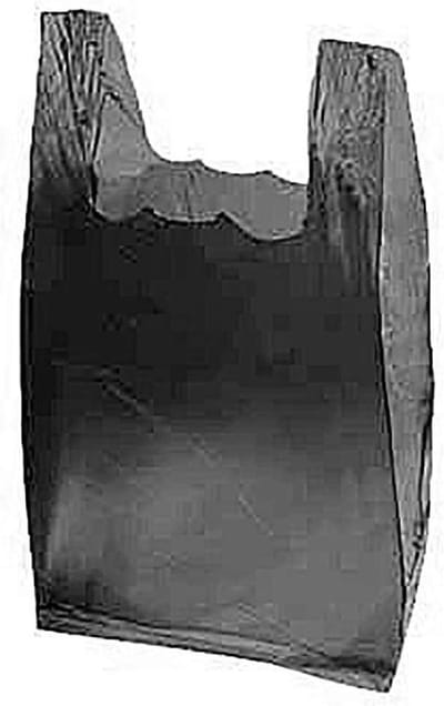 Plastic zakken - Draagtassen T-shirt - Winkelen en opslag - Hoge dichtheid polyethyleen - 8 x 5 x 16 cm