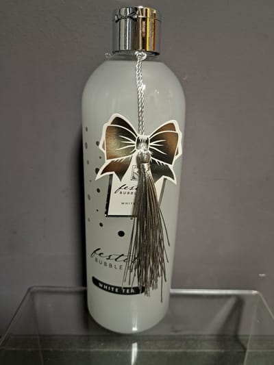 geschenk badschuim - witte thee