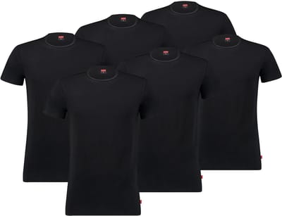 6-pack Levi's heren T-shirt 6-pack