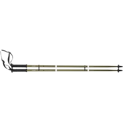 CRIVIT Wandelstokken - 2 stuks - aluminium - verstelbaar (Goud)