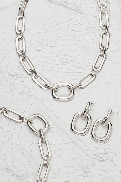 US Polo Assn Jewellery Blair Rhodium Oorbellen