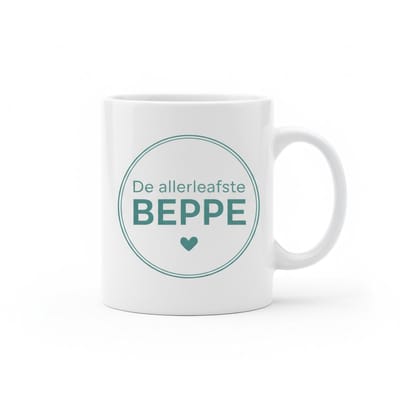 De Allerliefste Beppe Mok – Liefste Oma Quote Koffiemok – 330 ml Keramische Mok Cadeau