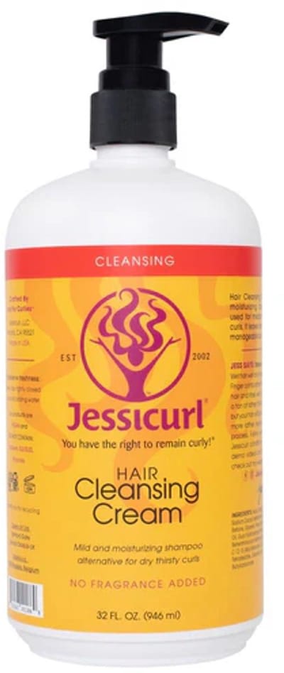 JessiCurl - Hair Cleansing Cream - No Fragrance - 32 oz. / 946 ml