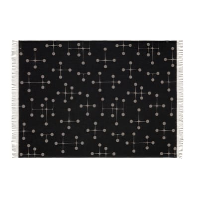Vitra - Eames wollen deken - Dot Pattern - zwart - 4 - 6 Wochen