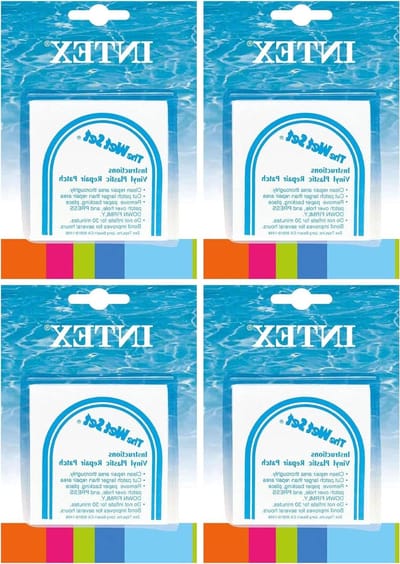 Zwembad Reparatie Patches - Vinyl Plakkers Kit - Waterschade Herstellen - Zelfklevend Waterdicht - 24 Stuks - Transparant