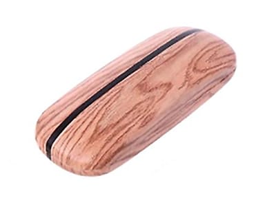 Brillenkoker Hout Look – Hardcase - Beige