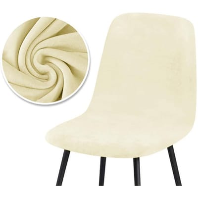 Hogere kwaliteit fluwelen stoelhoes 1/2/4/6 stuks rekbare stoelhoes voor eetkamer 2 soorten stoffen stoelhoes voor thuis 1 Piece