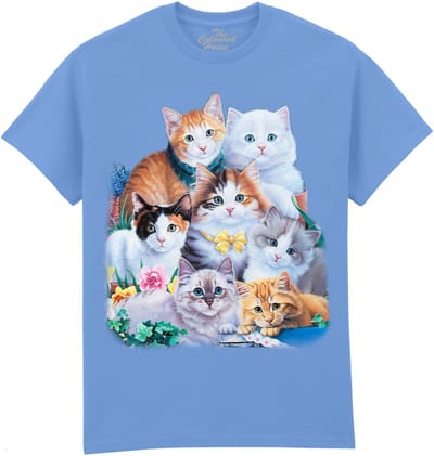 Katten Kitten Collage The Coloured House T-shirt M