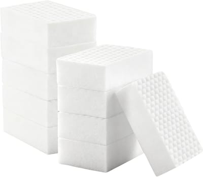 10 Stuks Schoonmaak Sponsen voor Huishouden, Keuken en Badkamer - Melamine Magic Eraser voor Muren, Schoenen en Vlekken
