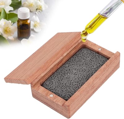 Draagbare Houten Diffuser voor Essentiële Olie, Aromatherapie Diffuser, Natuurlijke Luchtverfrisser en Wellness Gadget voor Thuisgebruik