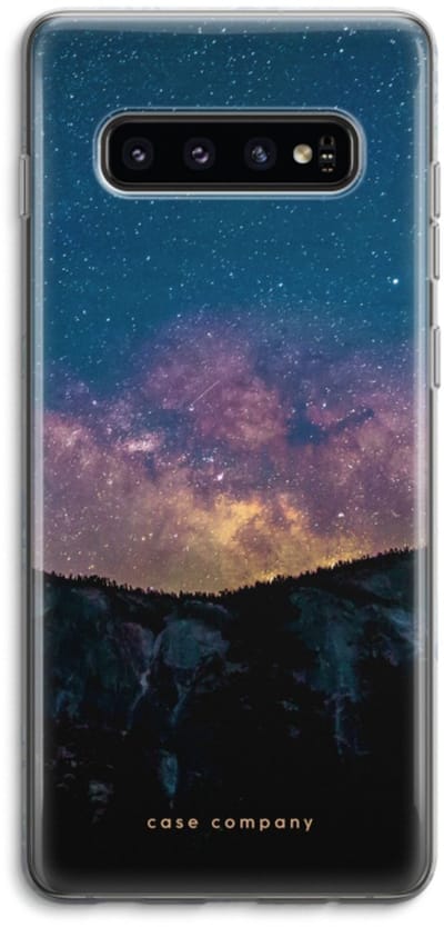 Case Company® - Hoesje geschikt voor Samsung Galaxy S10 4G hoesje - Travel to space - Soft Cover Telefoonhoesje - Bescherming aan alle Kanten en Schermrand