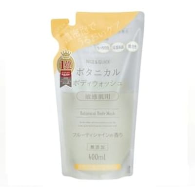 NICE & QUICK - Botanical Body Wash Fruity Shine Scent - 400ml Refill