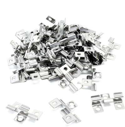Terrasplank clips roestvrij staal voor montage met 7mm klemhoogte inclusief 50 stuks
